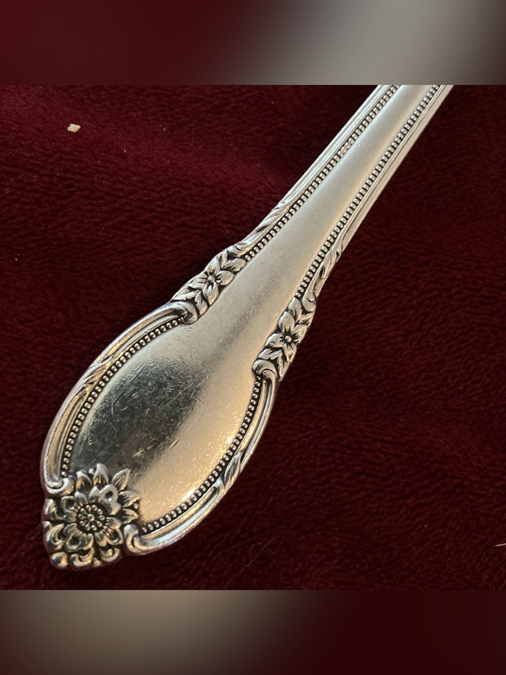 Set of 6 Silverplate Dinner Forks Rose Remembrance Pattern 1847 Rogers Bros - Picture 2 of 6